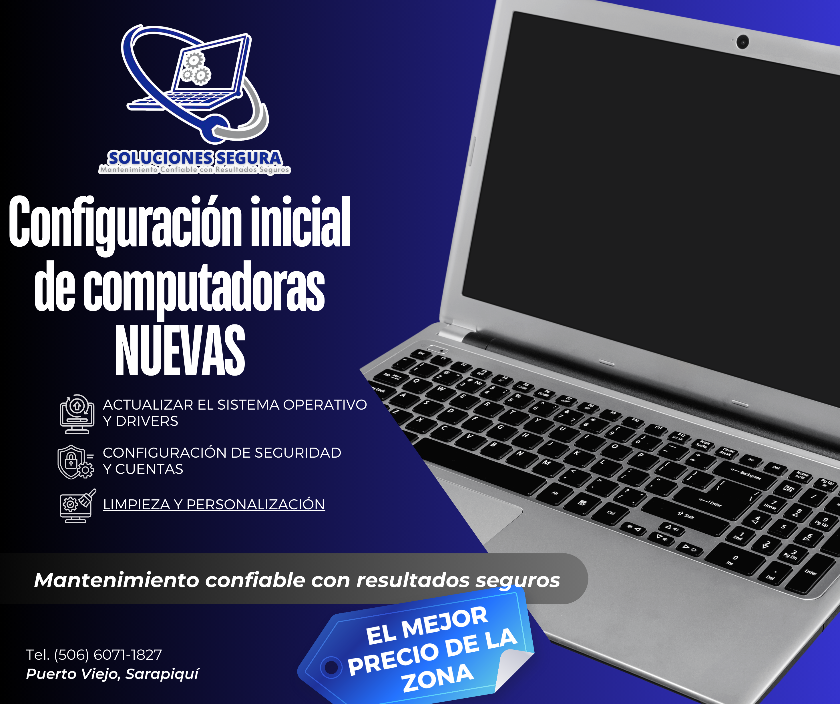 Configuración inicial de computadoras nuevas