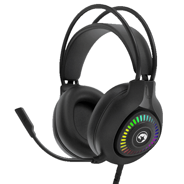 Audífono línea Scorpion H8325 Marvo negro rosado