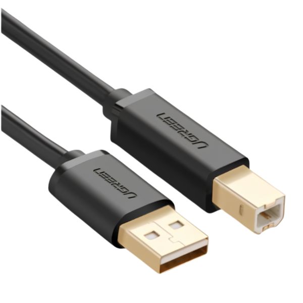 CABLE USB TIPO A 2.0 A USB TIPO B IMPRESORA 2.0 US135 10351 UGREEN 3M NEGRO