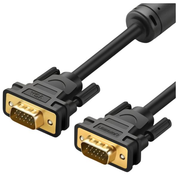 CABLE VGA MACHO A MACHO VG101 11630 UGREEN 1.5M NEGRO