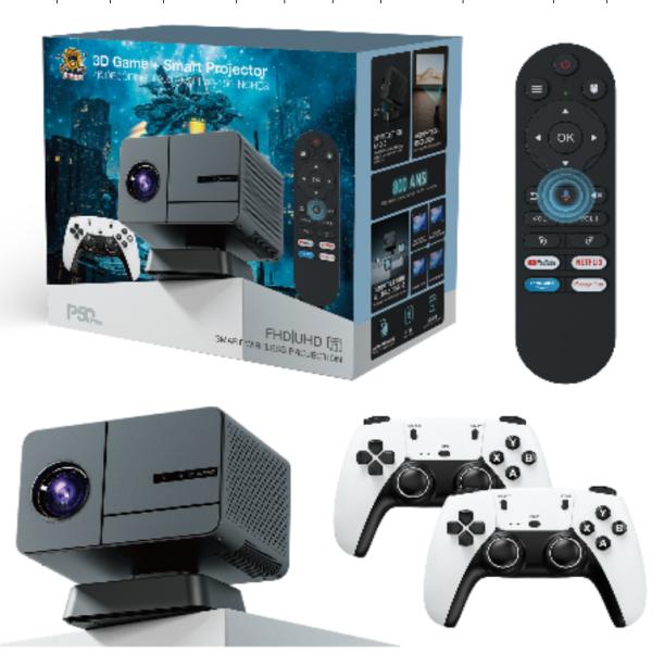 PROYECTOR CON JUEGOS P50 MAX