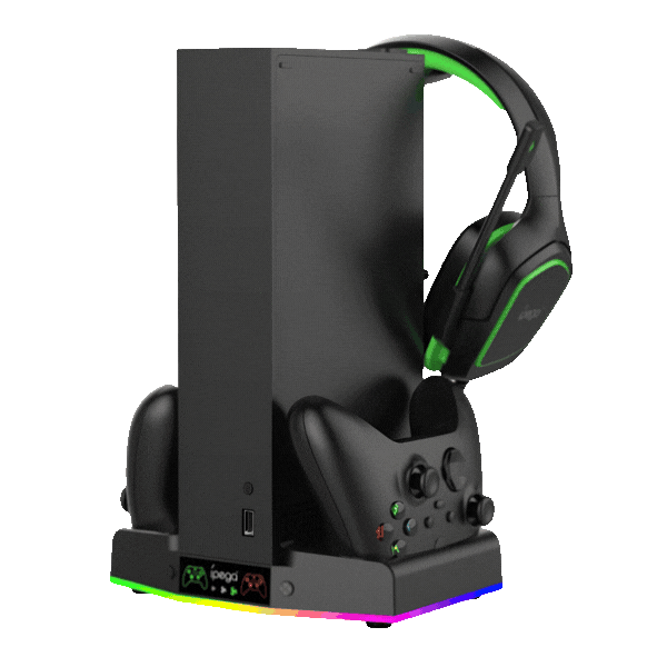 ESTANTE CARGADOR PARA X BOX PG-XBS011 IPEGA NEGRO