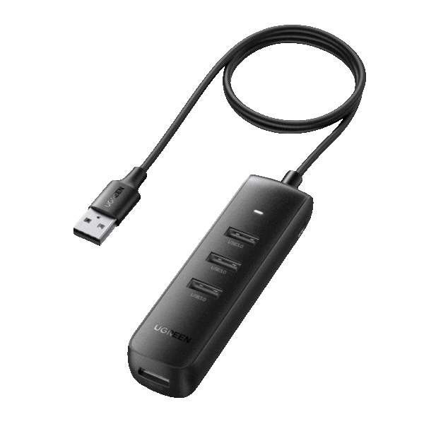 HUB USB Tipo A CM416 Ugreen negro