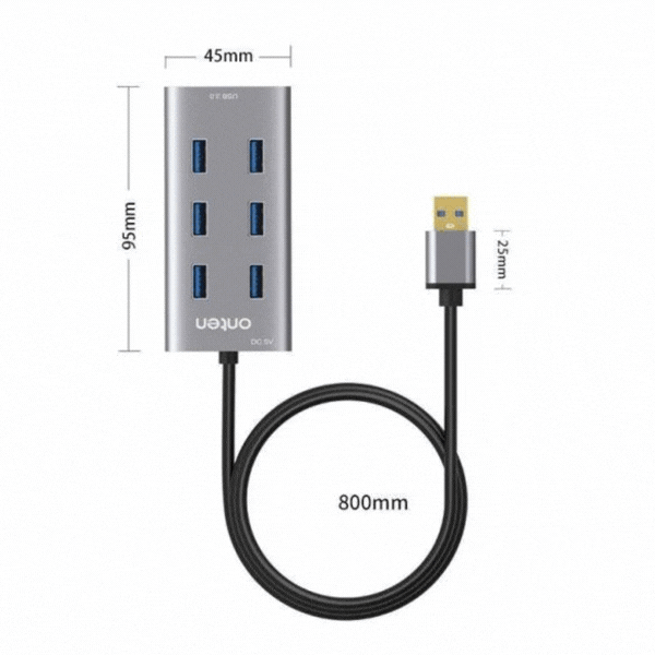 HUB USB Tipo A OTN-8108 Onten