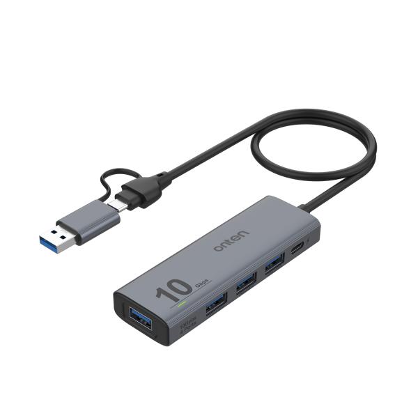 HUB USB TIPO A Y TIPO C OTN-UCA611+ ONTEN
