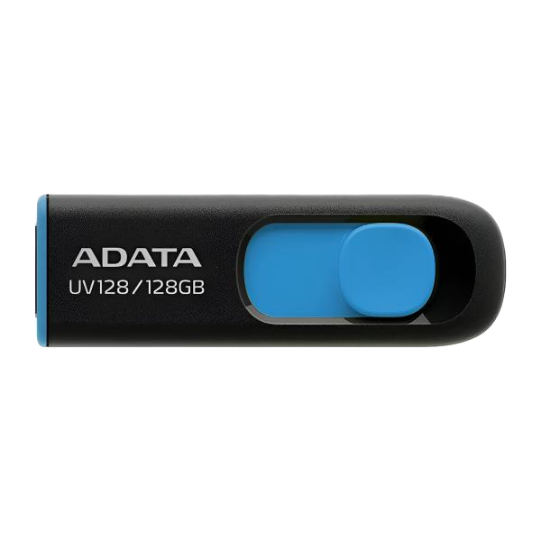 MEMORIA USB 128GB ADATA UV128 USB-A 3.2 GEN 1 AUV128-128G-RBE NEGRO / AZUL