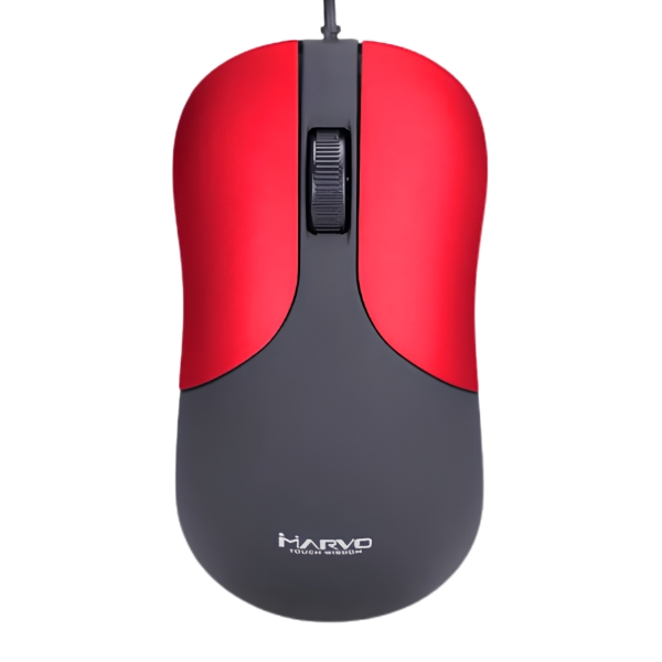 MOUSE DA DMS002 MARVO ROJO
