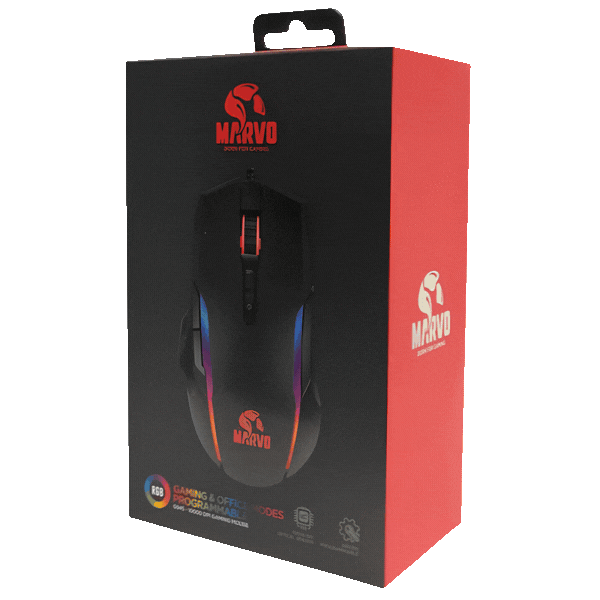MOUSE ALAMBRICO GAMER SCORPION G945 MARVO