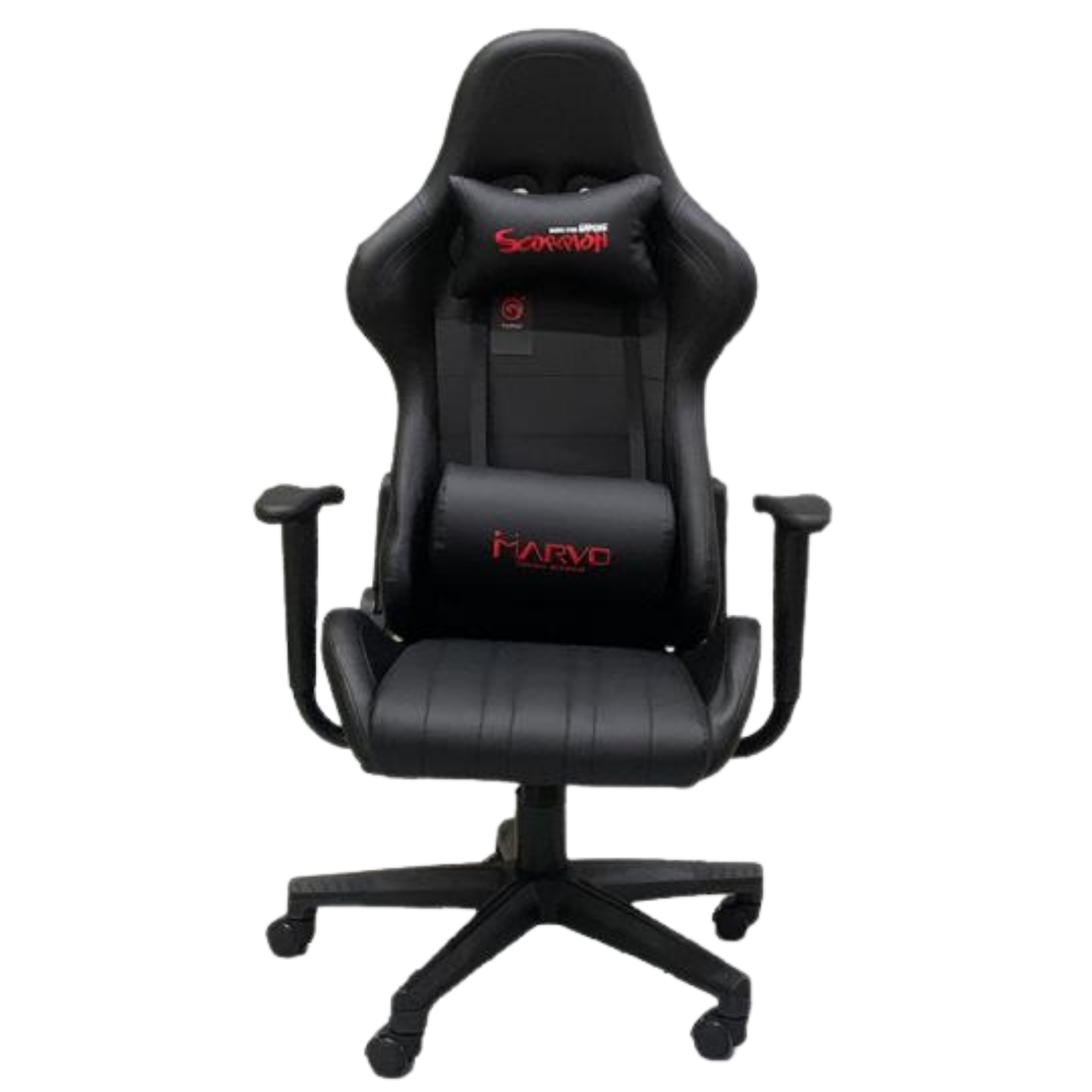 SILLA ESCRITORIO GAMER CH-114 MARVO NEGRA