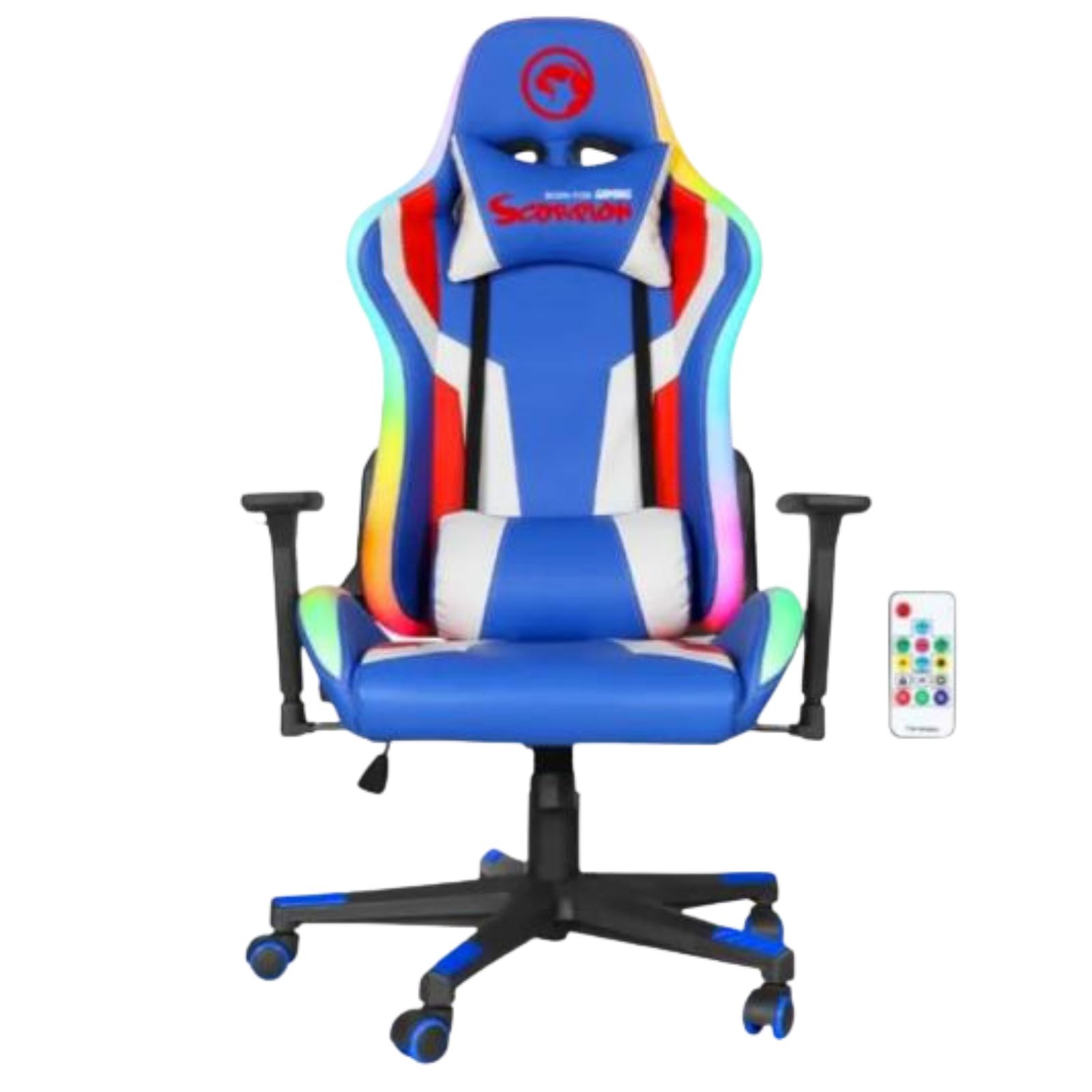 SILLA TIPO ESCRITORIO CH-128 LINEA GAMER MARVO