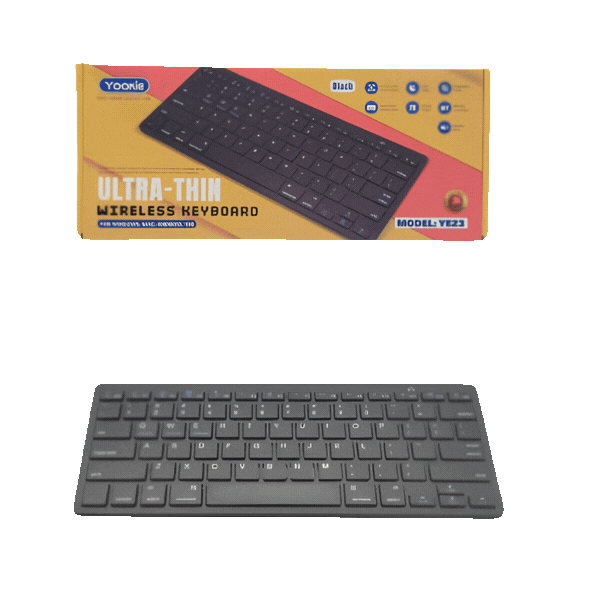 TECLADO YE23 YOOKIE NEGRO/BLANCO
