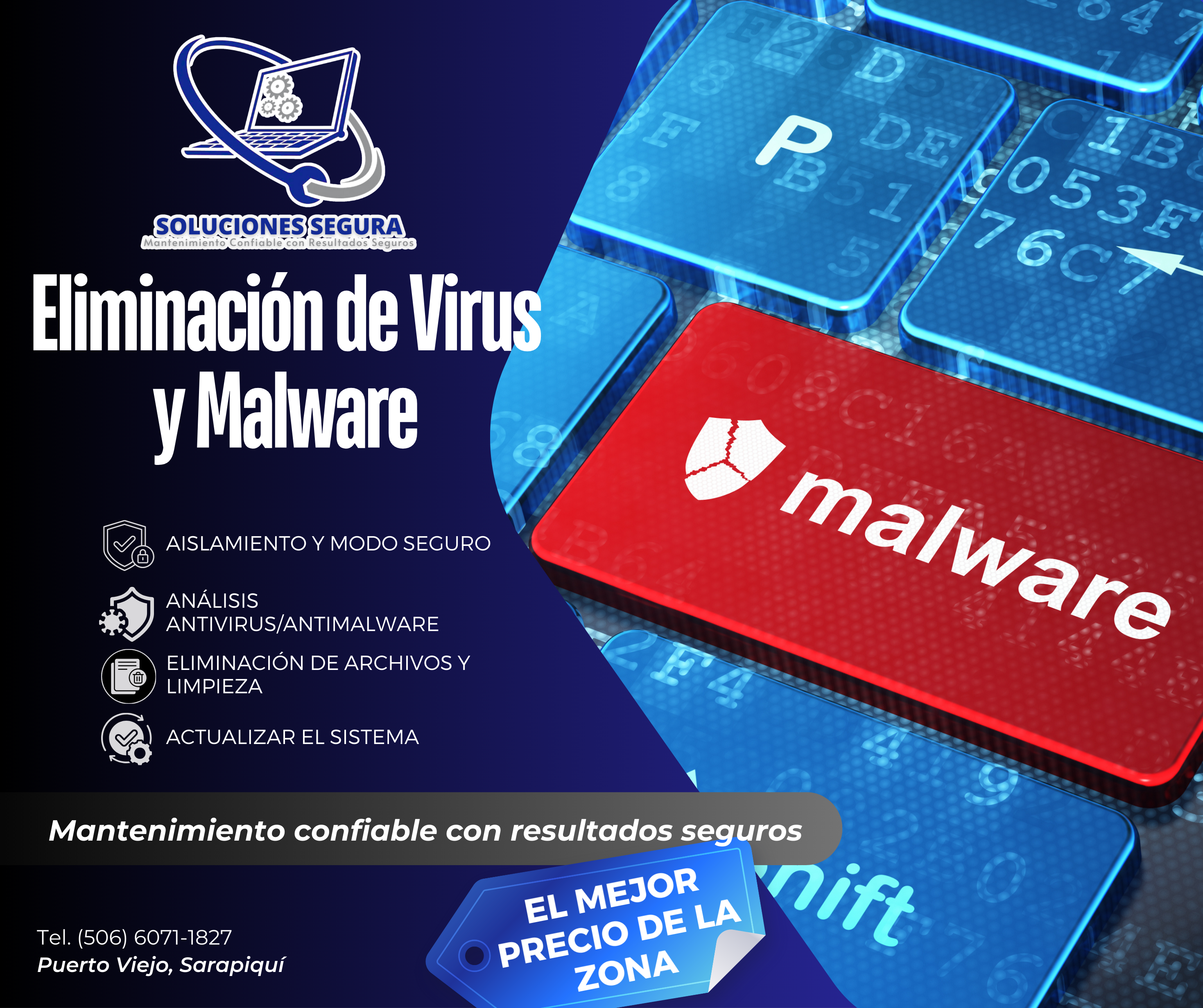 Eliminación de virus y malware